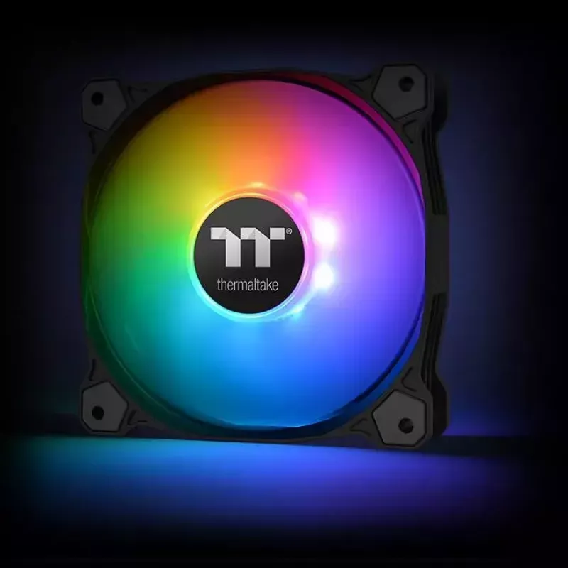 Ventilator Thermaltake CL-F080-PL14SW-A 14 cm zwart