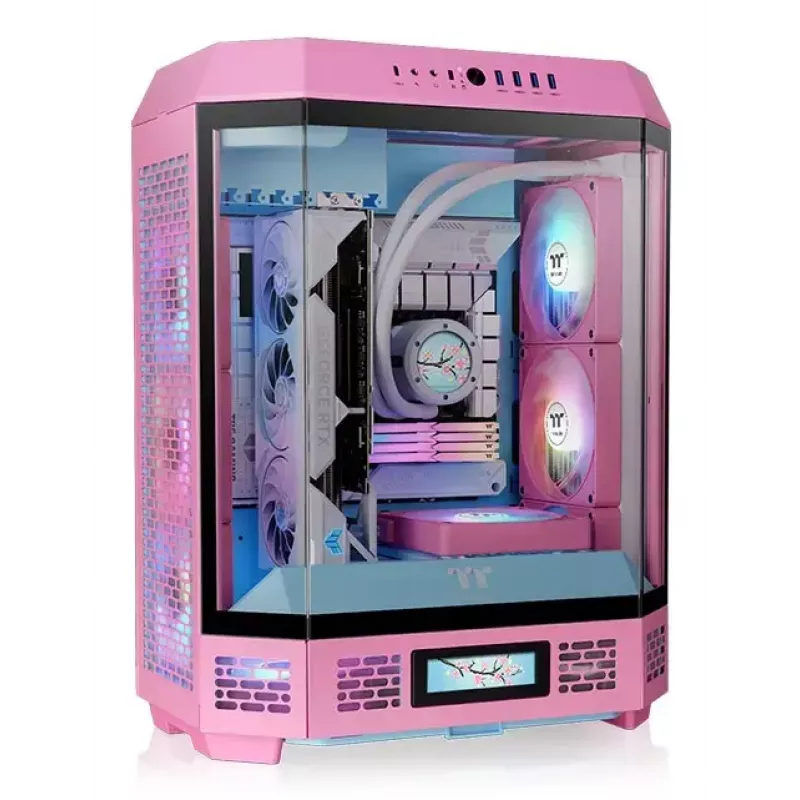 PC-behuizing Thermaltake Tower 600 Midi Tower roze
