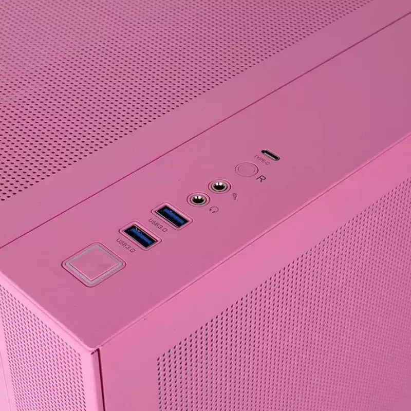 Thermaltake View 380 TG ARGB Midi Tower pc-behuizing, roze (Bubble Pink)
