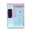 Thermaltake View 380 TG ARGB Midi Tower pc-behuizing, roze (Bubble Pink)