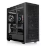 Thermaltake AX500 CA-11D-00F1WN-00 Full Tower E-ATX behuizing, gehard glas, 4 ventilatoren van 140 mm, ondersteuning voor 2,5/3,5 inch schijven, zwart