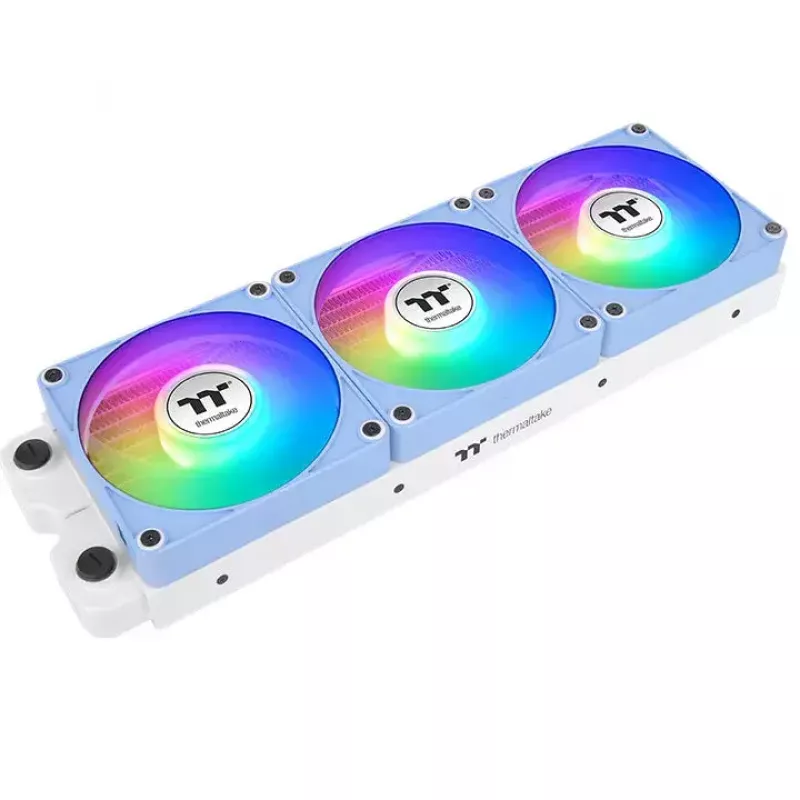 Ventilator Thermaltake CT120 EX Reverse ARGB Sync PC-ventilator Hydrangea Blauw