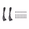 THERMALTAKE PC-ventilator - CT120 - 12 cm - Zwart - 2-pack