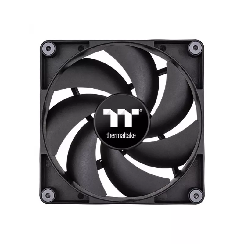 THERMALTAKE PC-ventilator - CT120 - 12 cm - Zwart - 2-pack