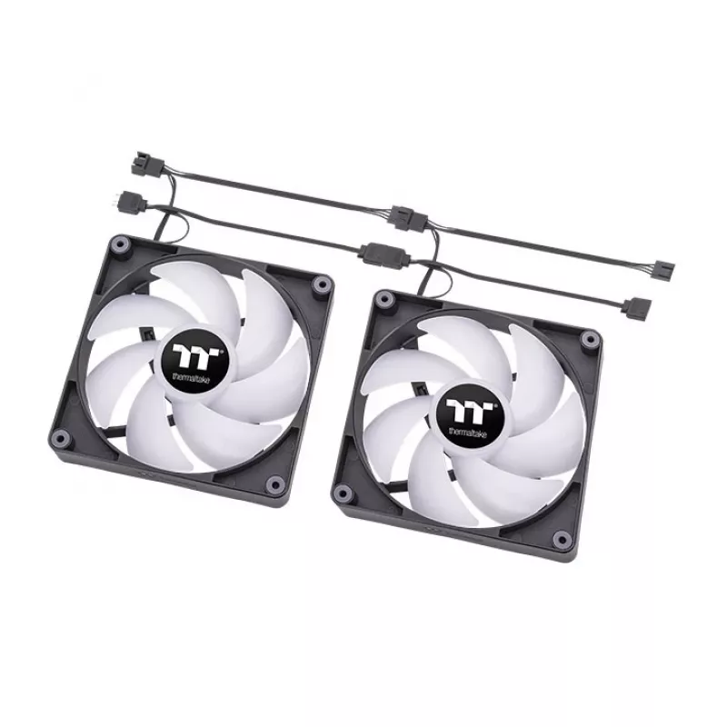 THERMALTAKE PC-koelventilator - CT140 ARGB Sync - 14 cm - Zwart - 2-pack