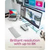 ICY BOX 10-in-1 USB4 Type-C Dockingstation met dubbele video-uitgang