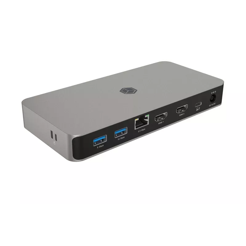 ICY BOX 10-in-1 USB4 Type-C Dockingstation met dubbele video-uitgang