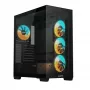 GIGABYTE C500 PANORAMIC STEALTH Midi Tower zwart
