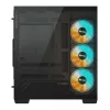 GIGABYTE C500 PANORAMIC STEALTH Midi Tower zwart