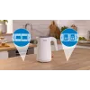 Bosch TWK2M161 waterkoker, 1,7 l, 2400 W, wit, kunststof behuizing, 360°-basis