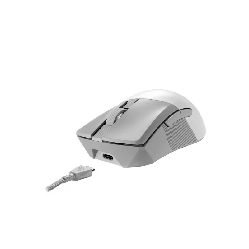 ASUS ROG Gladius III Wireless Aimpoint White muis gaming rechtshandig RF draadloos + Bluetooth + USB Type-A optisch 36000 DPI
