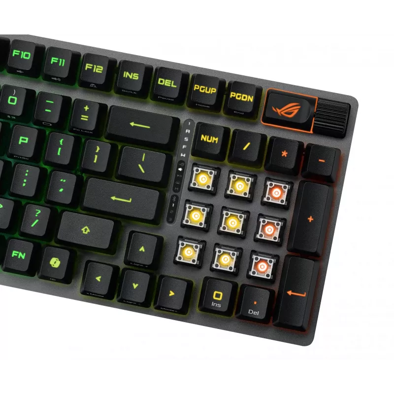 ASUS ROG Strix Scope II 96 RX Wireless gaming-toetsenbord USB + RF draadloos + Bluetooth zwart