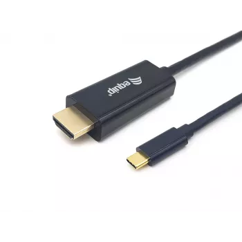 Equip USB-C naar HDMI kabel, M/M, 2,0 m, 4K/30Hz, 2 m, USB Type-C, HDMI Type-A (standaard), stekker, stekker, recht