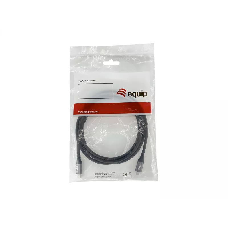 Equip USB4 Gen 2x2 C naar C kabel, M/M, 2,0m, 4K/60Hz, 20 Gbit/s, PD 100W