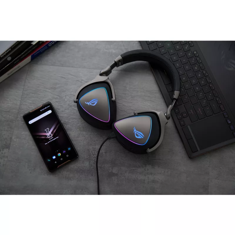 ASUS ROG Delta headset bedrade gaming-headset zwart