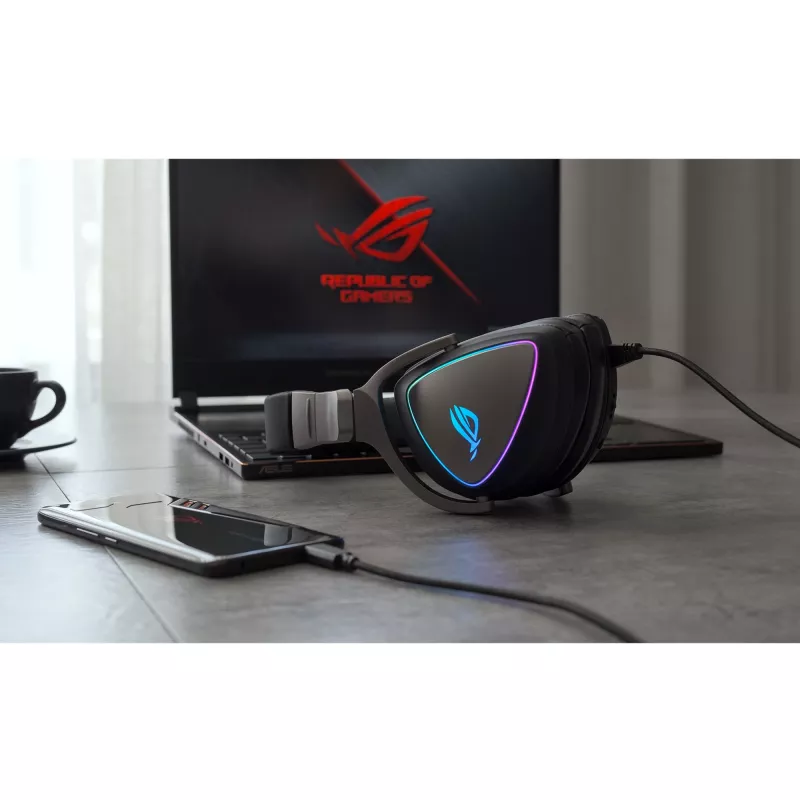 ASUS ROG Delta headset bedrade gaming-headset zwart