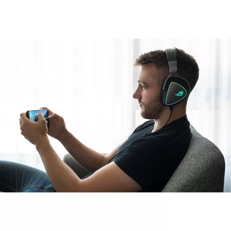 ASUS ROG Delta headset bedrade gaming-headset zwart