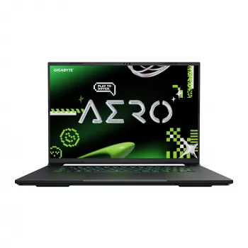GIGABYTE AERO X16 1WH93DEC64AH Copilot+ PC AMD Ryzen™ AI 7 350 Laptop 40,6 cm (16 inch) WQXGA 32 GB DDR5-SDRAM 1 TB SSD NVIDIA GeForce RTX 5070 Wi-Fi 6E (802.11ax) Windows 11 Home grijs