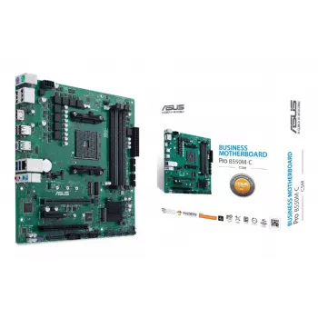 Moederbord ASUS PRO B550M-C/CSM AMD B550 socket AM4 micro ATX