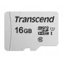Transcend MicroSDHC-kaart 300S 16GB UHS-I U1 zonder adapter