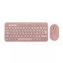 Logitech Pebble 2 Combo draadloze toetsenbord muis roze QWERTY
