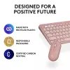 Logitech Pebble 2 Combo draadloze toetsenbord muis roze QWERTY