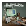 Logitech Pebble 2 Combo draadloze toetsenbord muis roze QWERTY