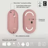 Logitech Pebble 2 Combo draadloze toetsenbord muis roze QWERTY