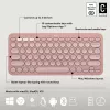 Logitech Pebble 2 Combo draadloze toetsenbord muis roze QWERTY