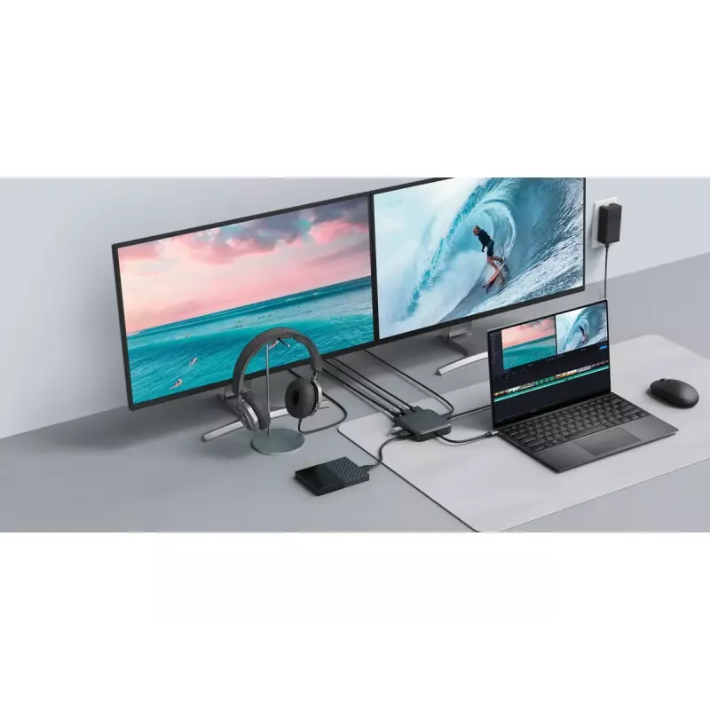 Targus HD USB4 Mobile Dock bedraad zwart