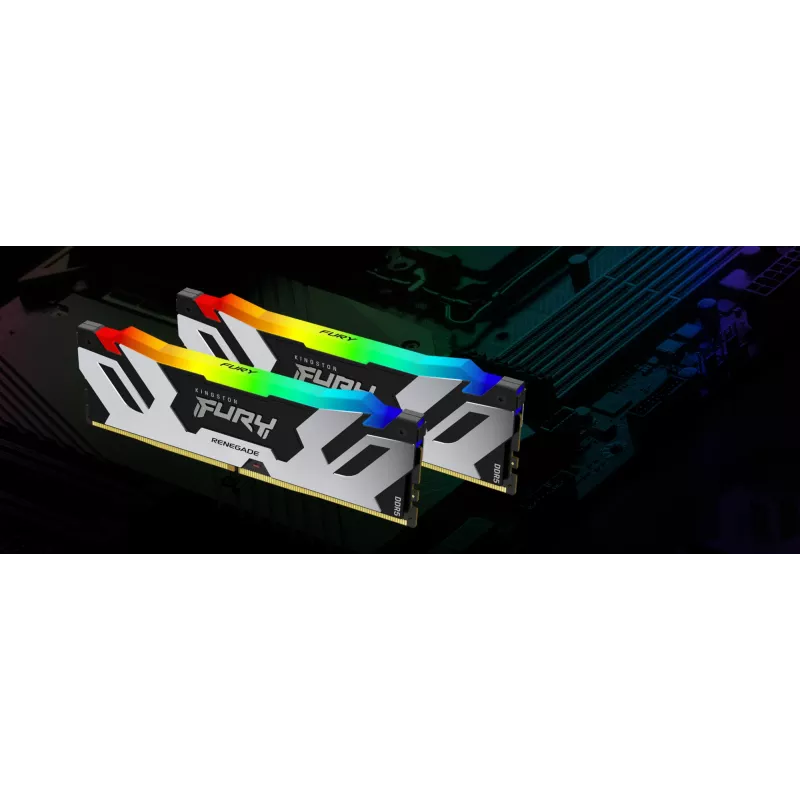 Kingston Technology FURY 32GB 6400MT/s DDR5 CL32 DIMM (kit van 2) Renegade RGB