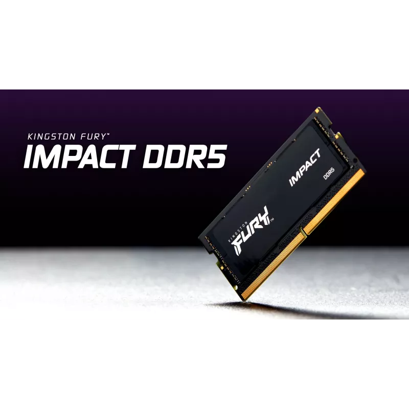 Kingston Technology FURY 32GB 6400MT/s DDR5 CL38 SODIMM (kit van 2) Impact XMP