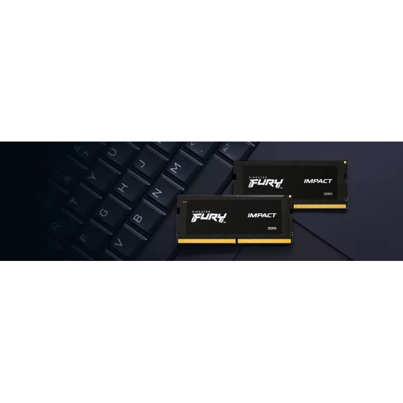 Kingston Technology FURY 32GB 6400MT/s DDR5 CL38 SODIMM (kit van 2) Impact XMP