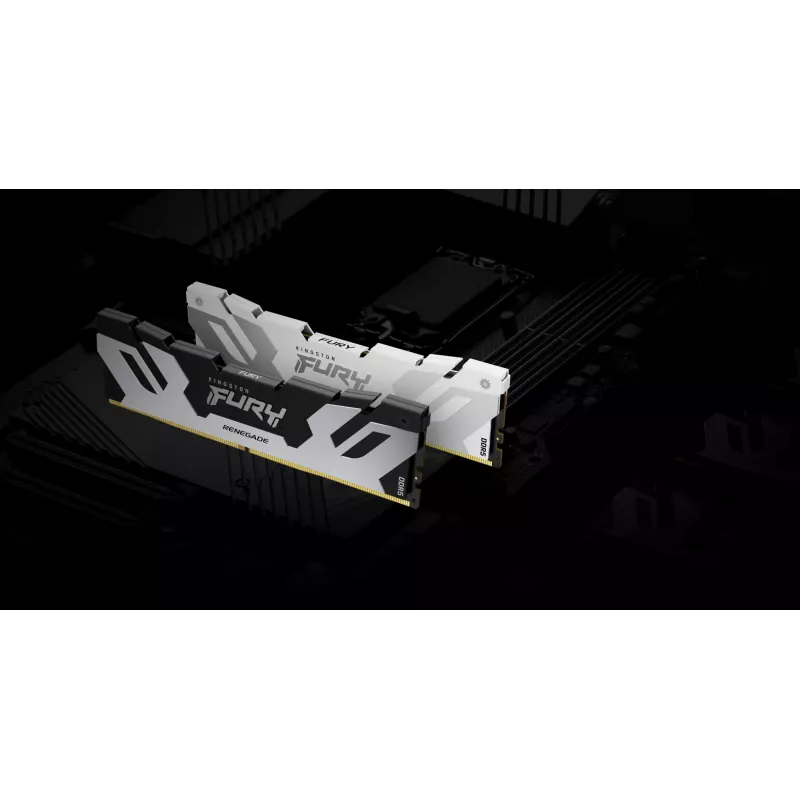Kingston Technology FURY 64GB 6400MT/s DDR5 CL32 DIMM (kit van 2) Renegade zilver XMP