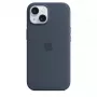 Hoesje Apple iPhone 15 siliconen hoes met MagSafe Storm Blue