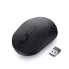 DELL draadloze muis – MS3320W - zwart, ambidexter, optisch, RF draadloos + Bluetooth, 1600 DPI, zwart