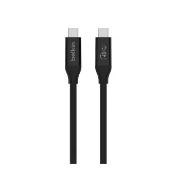 BELKIN USB4-kabel USB-C / USB-C 40 Gbit/s 100 W 0,8 m zwart
