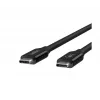 BELKIN USB4-kabel USB-C / USB-C 40 Gbit/s 100 W 0,8 m zwart