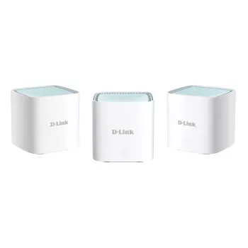 D-Link EAGLE PRO AI AX1500 mesh-systeem - 3-pack, wit, intern, mesh-systeem, stroom, status, 500 m², dualband (2,4 GHz / 5 GHz)