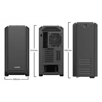 be quiet Silent Base 601 Window midi tower zwart