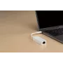 D-Link USB-C naar Gigabit Ethernet-adapter, bekabeld, USB Type-C, Ethernet, 1000 Mbit/s, wit