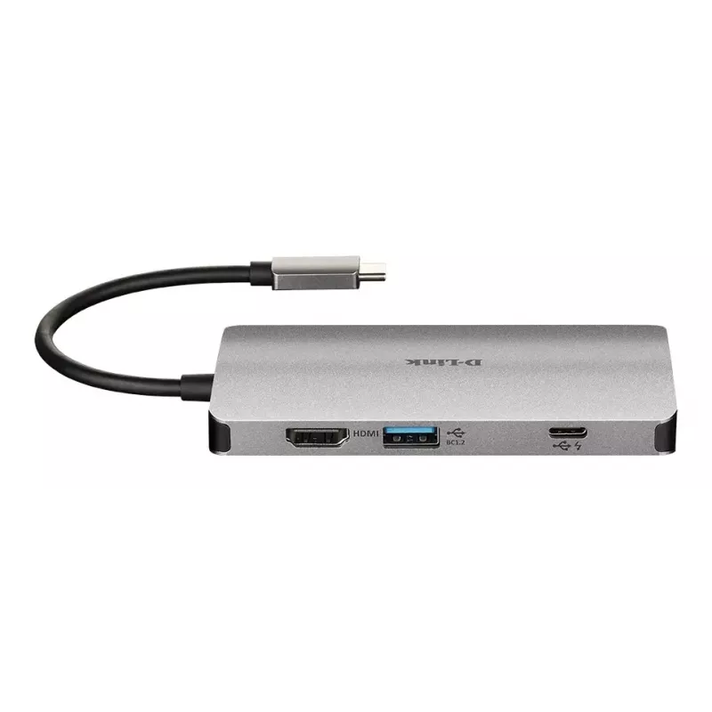 D-Link 8-in-1 USB-C hub met HDMI/Ethernet/kaartlezer/Power Delivery