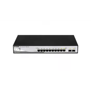 D-Link DGS-1210-10 managed L2 Gigabit Ethernet (10/100/1000) 1U zwart, grijs