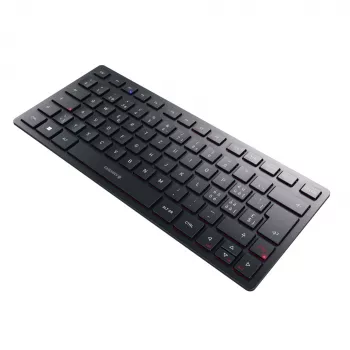 CHERRY KW 9200 MINI toetsenbord universeel USB + RF draadloos + Bluetooth QWERTZ Zwitsers zwart