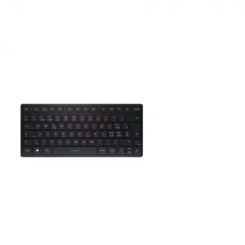 CHERRY KW 9200 MINI toetsenbord universeel USB + RF draadloos + Bluetooth QWERTZ Zwitsers zwart