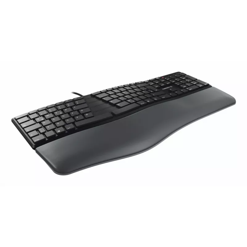 CHERRY KC 4500 ERGO toetsenbord universeel USB AZERTY Belgisch zwart