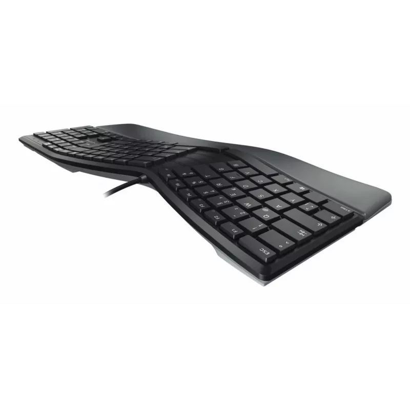 CHERRY KC 4500 ERGO toetsenbord universeel USB AZERTY Belgisch zwart