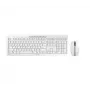 CHERRY Stream Desktop Recharge toetsenbord muis inbegrepen universeel RF draadloos QWERTY Engels grijs