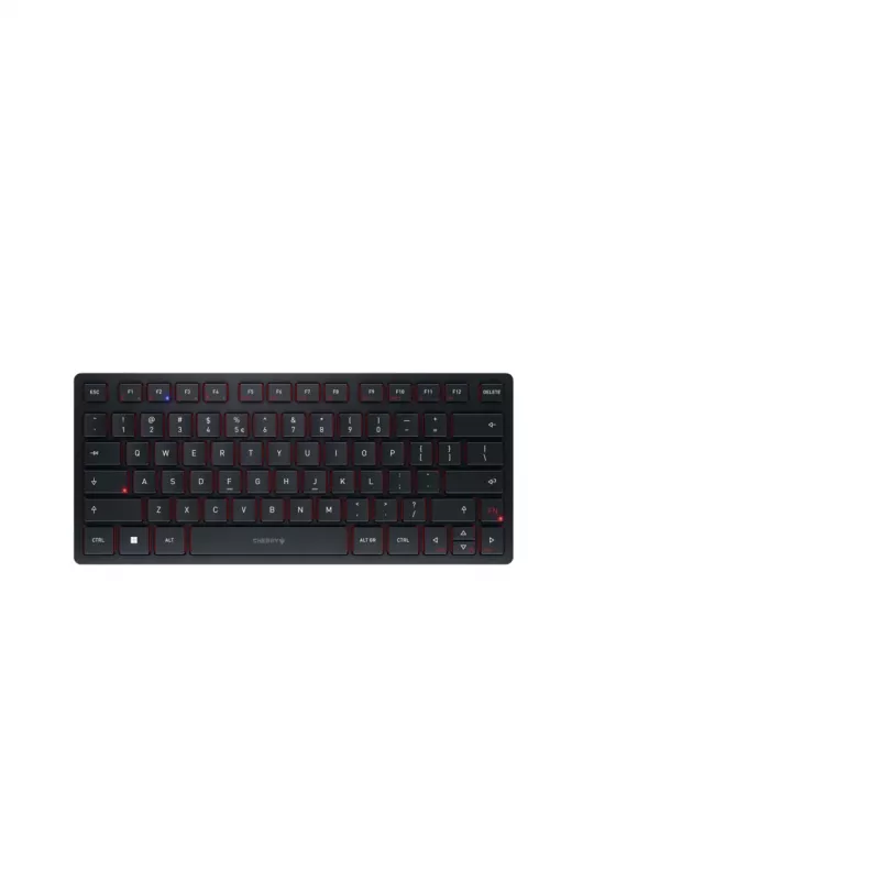 CHERRY KW 9200 MINI toetsenbord universeel USB + RF draadloos + Bluetooth QWERTY Engels zwart