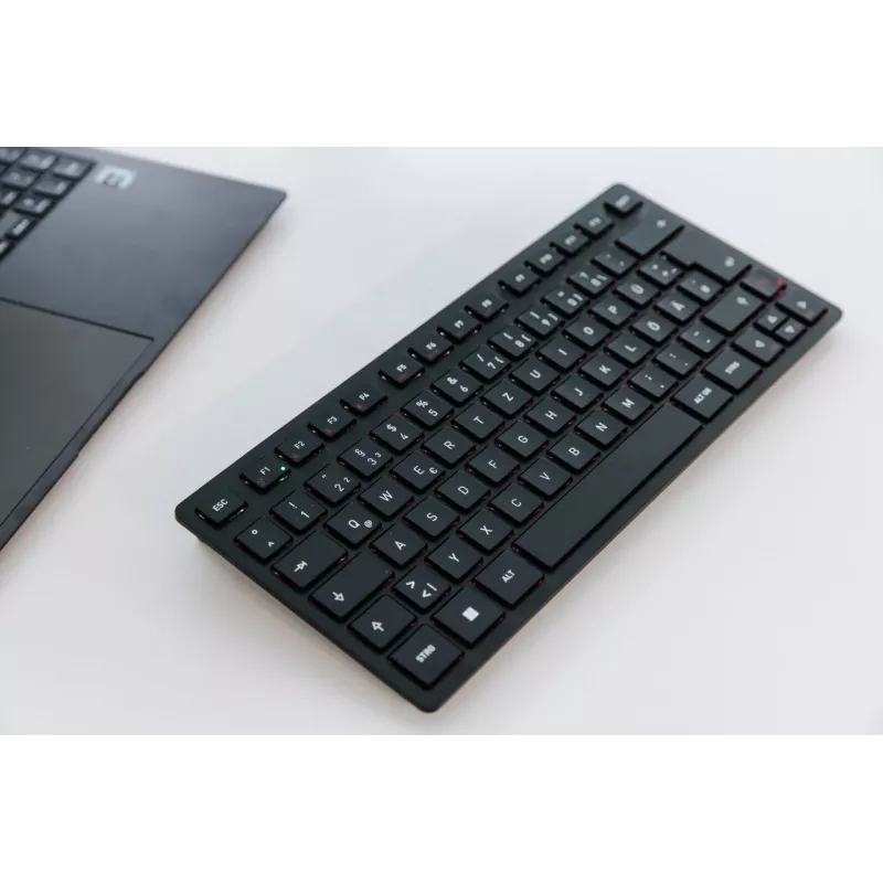 CHERRY KW 9200 MINI toetsenbord universeel USB + RF draadloos + Bluetooth QWERTY Engels zwart